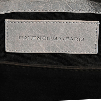 Balenciaga Agneau Giant 21 Silver Hardware Envelope Clutch Sky Blue 6 of 12