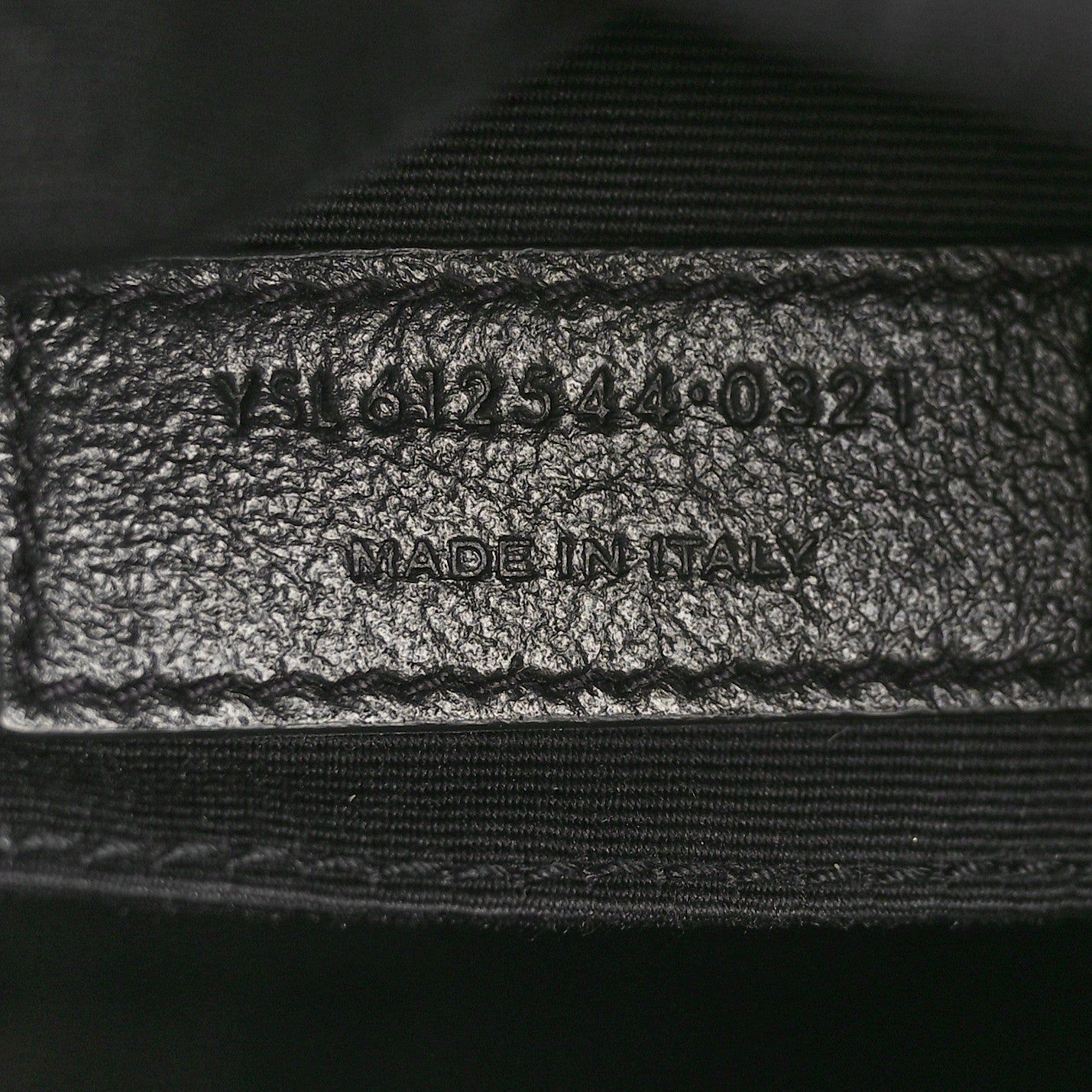 Saint Laurent Calfskin Matelasse Monogram Lou Camera Bag Black 7 of 10