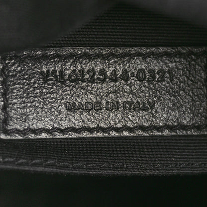 Saint Laurent Calfskin Matelasse Monogram Lou Camera Bag Black 7 of 10