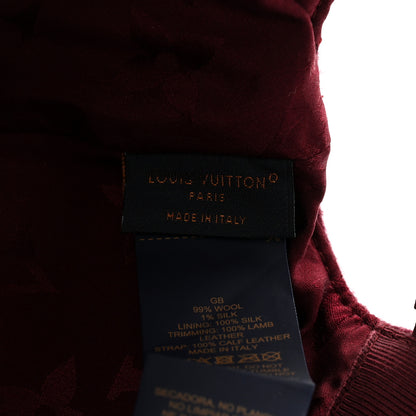 Louis Vuitton Wool Silk Monogram Endless Cap L Bordeaux 8 of 8
