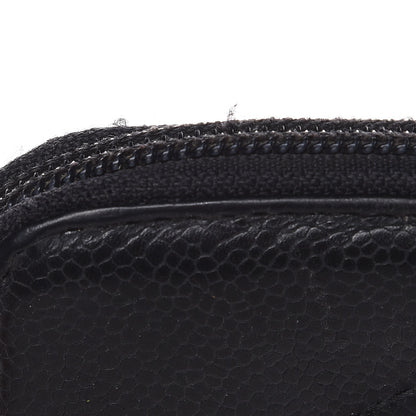 Chanel Caviar Timeless CC Zip Around Organizer Wallet Black 11 of 11