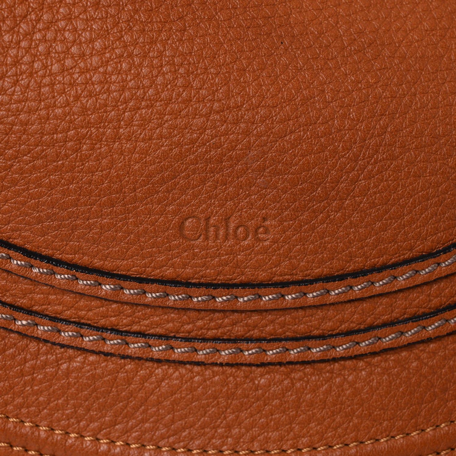 Chloe Calfskin Medium Marcie Round Crossbody Bag Tan 14 of 20