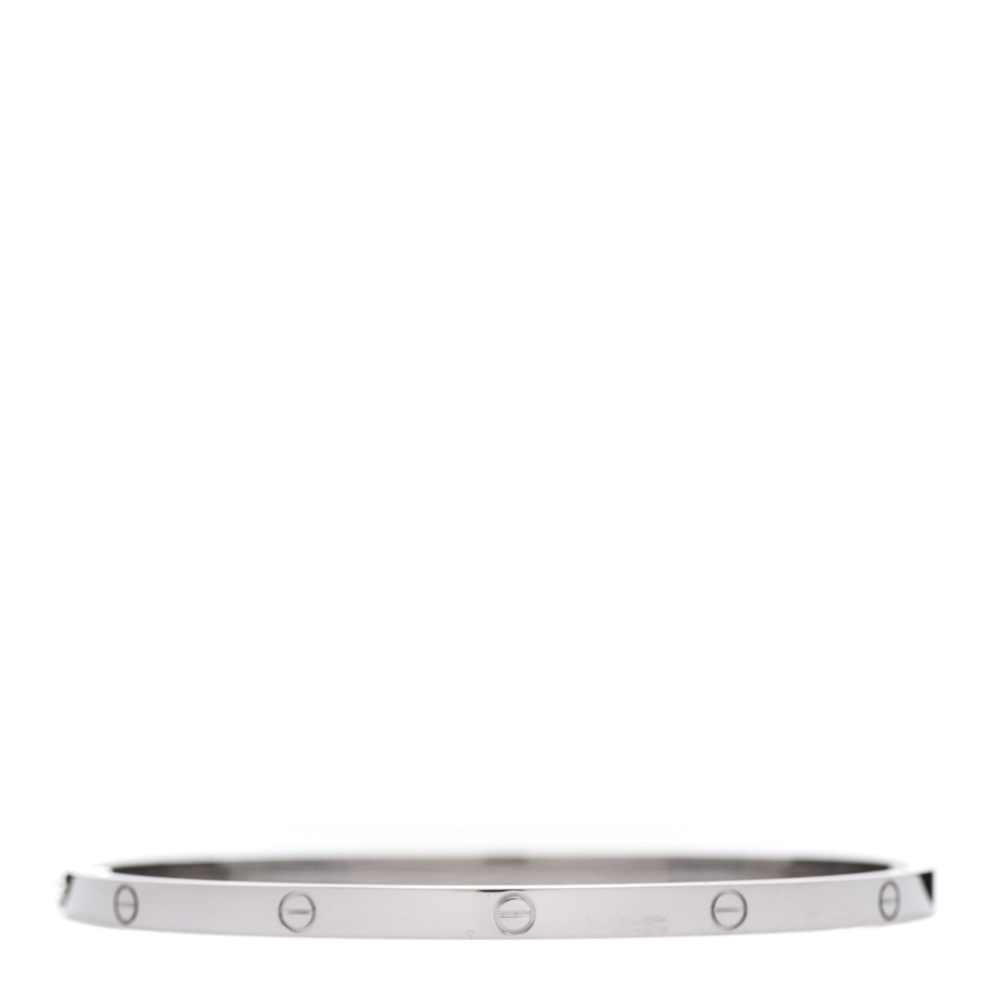 18K White Gold Small LOVE Bracelet 18