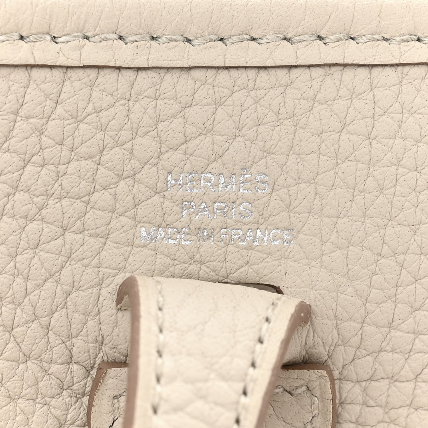 Hermes Taurillon Clemence Zigzag Evelyne TPM Beton Black White Deep Bleu 6 of 11