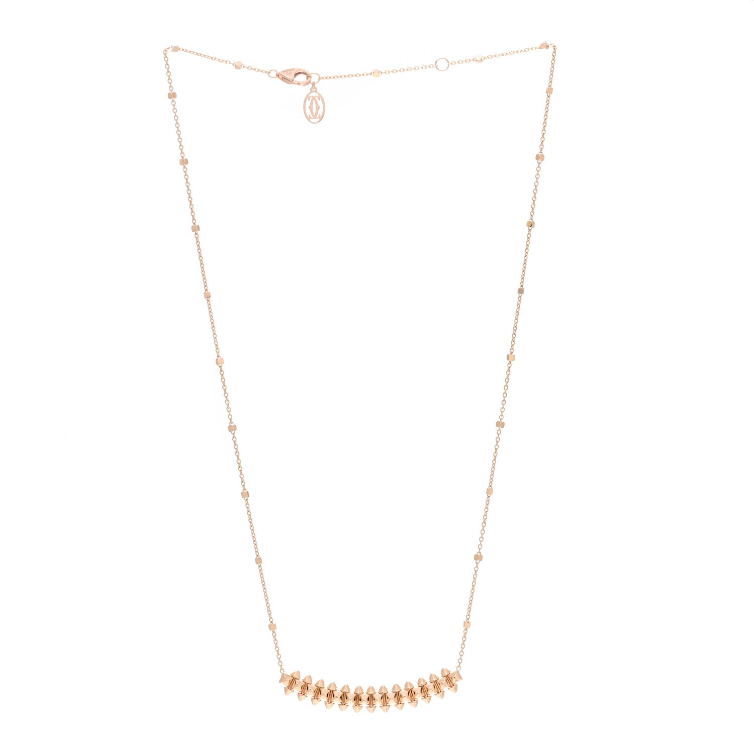 Cartier 18K Pink Gold Small Clash de Cartier Necklace 3 of 6