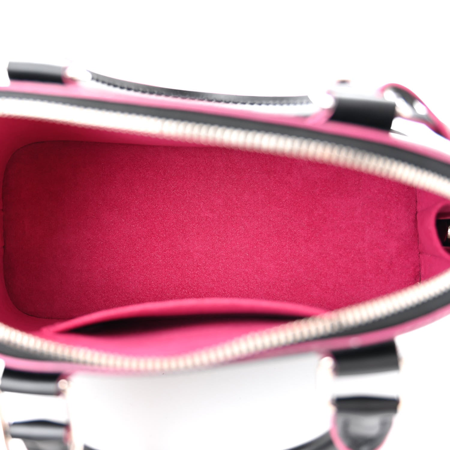 Louis Vuitton Epi Alma BB Black Hot Pink 5 of 10