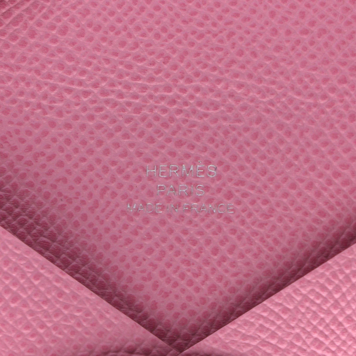 Hermes Epsom Calvi Card Case 5P Pink 6 of 7