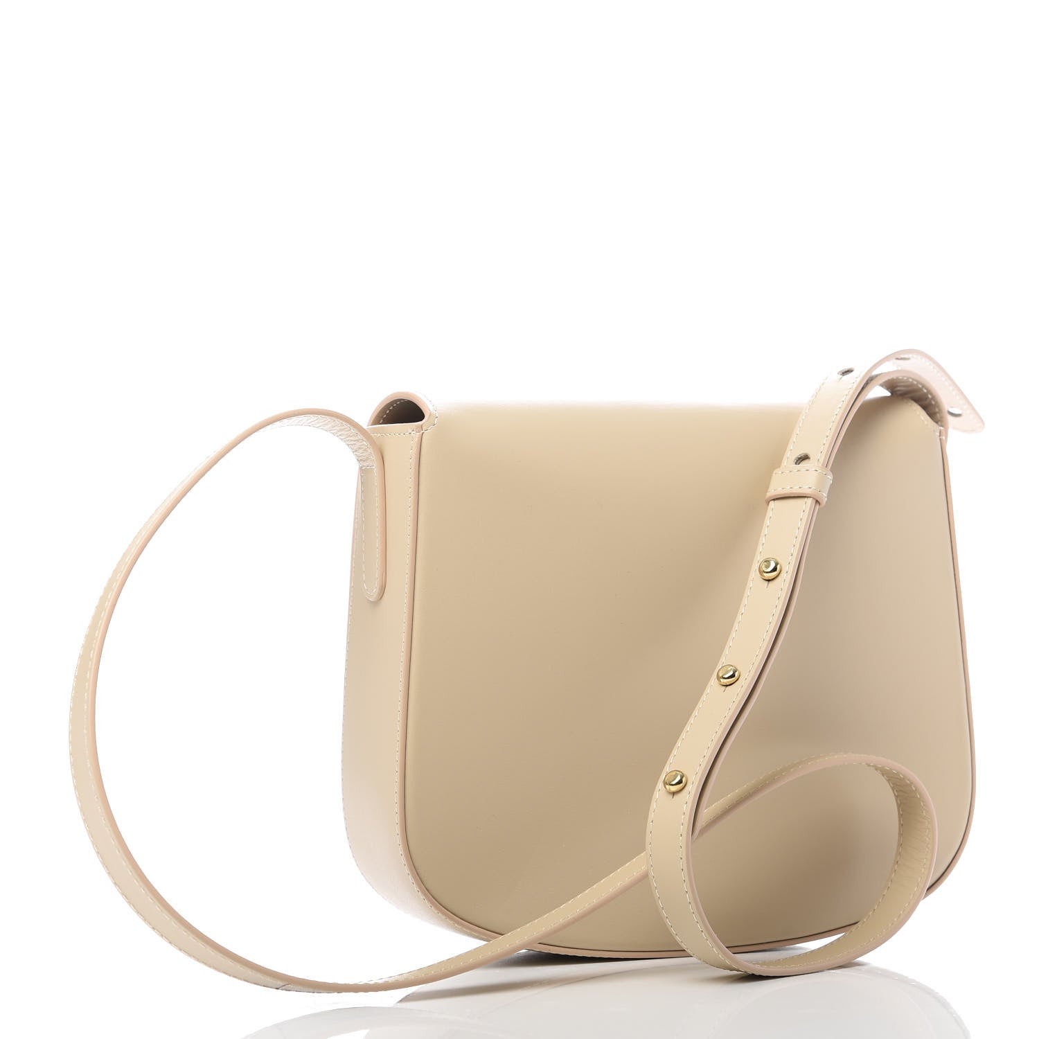Mansur Gavriel Calfskin Flap Crossbody Bag Creme 3 of 8