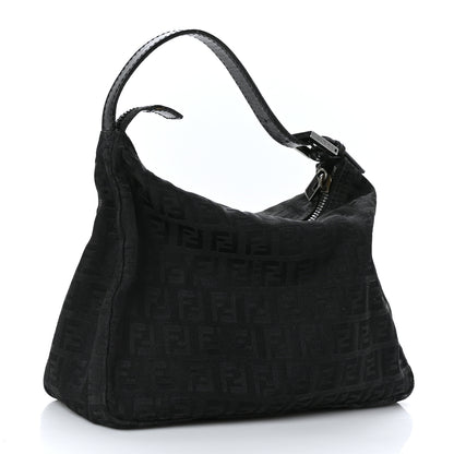 Fendi Zucchino Mini Pochette Black 2 of 9