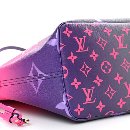 Louis Vuitton Monogram Giant Spring In The City Neverfull MM Midnight Fuchsia 8 of 11