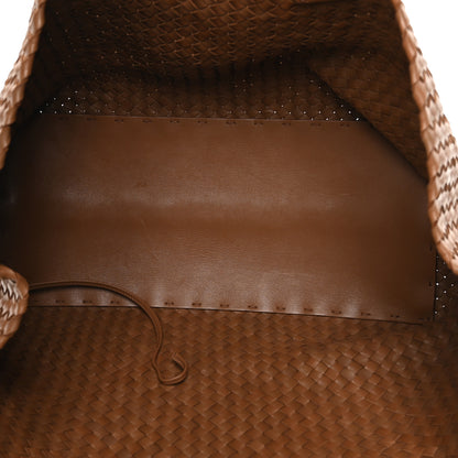 Bottega Veneta Nappa Intrecciato Large Heart Cabat White Tan 6 of 12