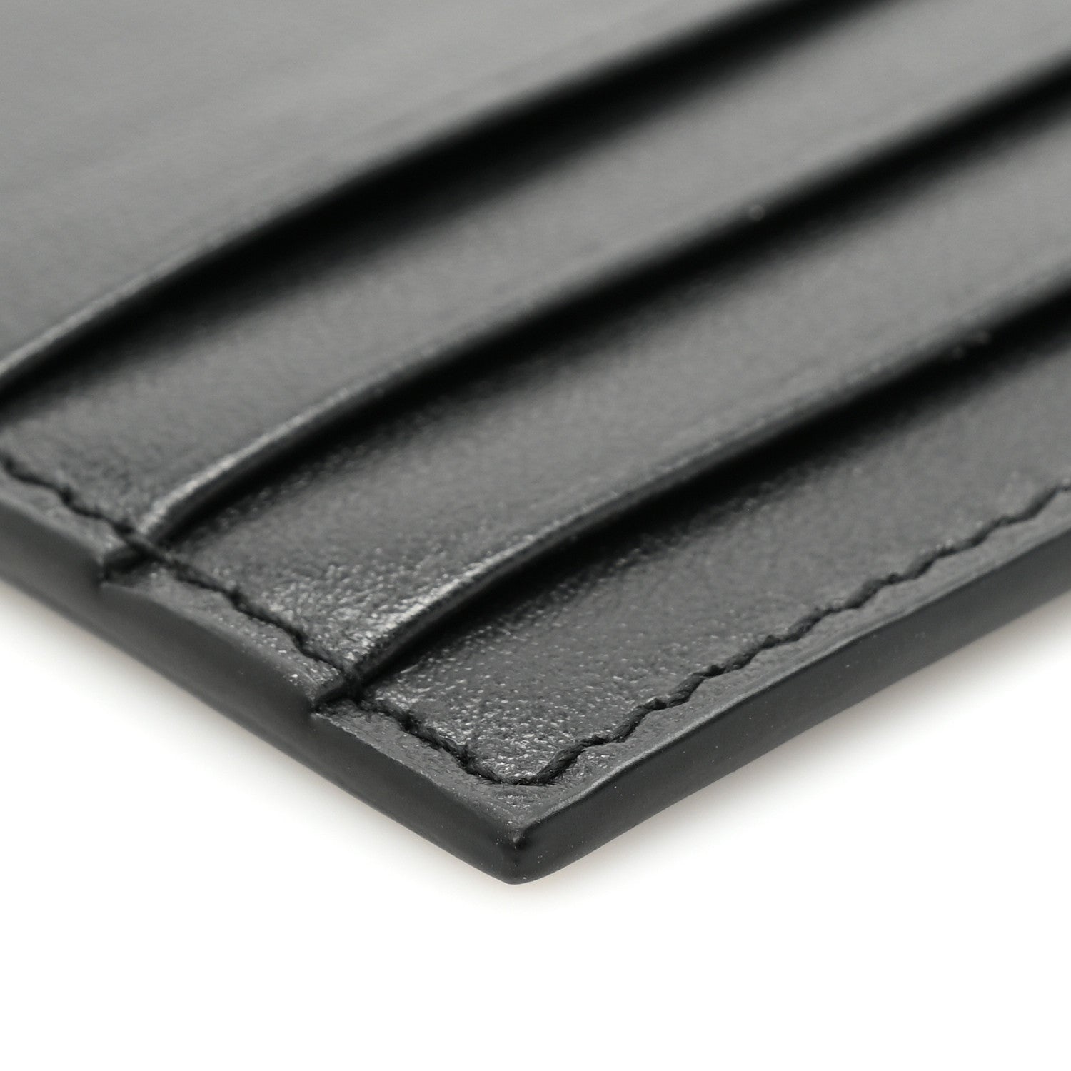 Saint Laurent Calfskin 5 Fragments Card Holder Black 7 of 8
