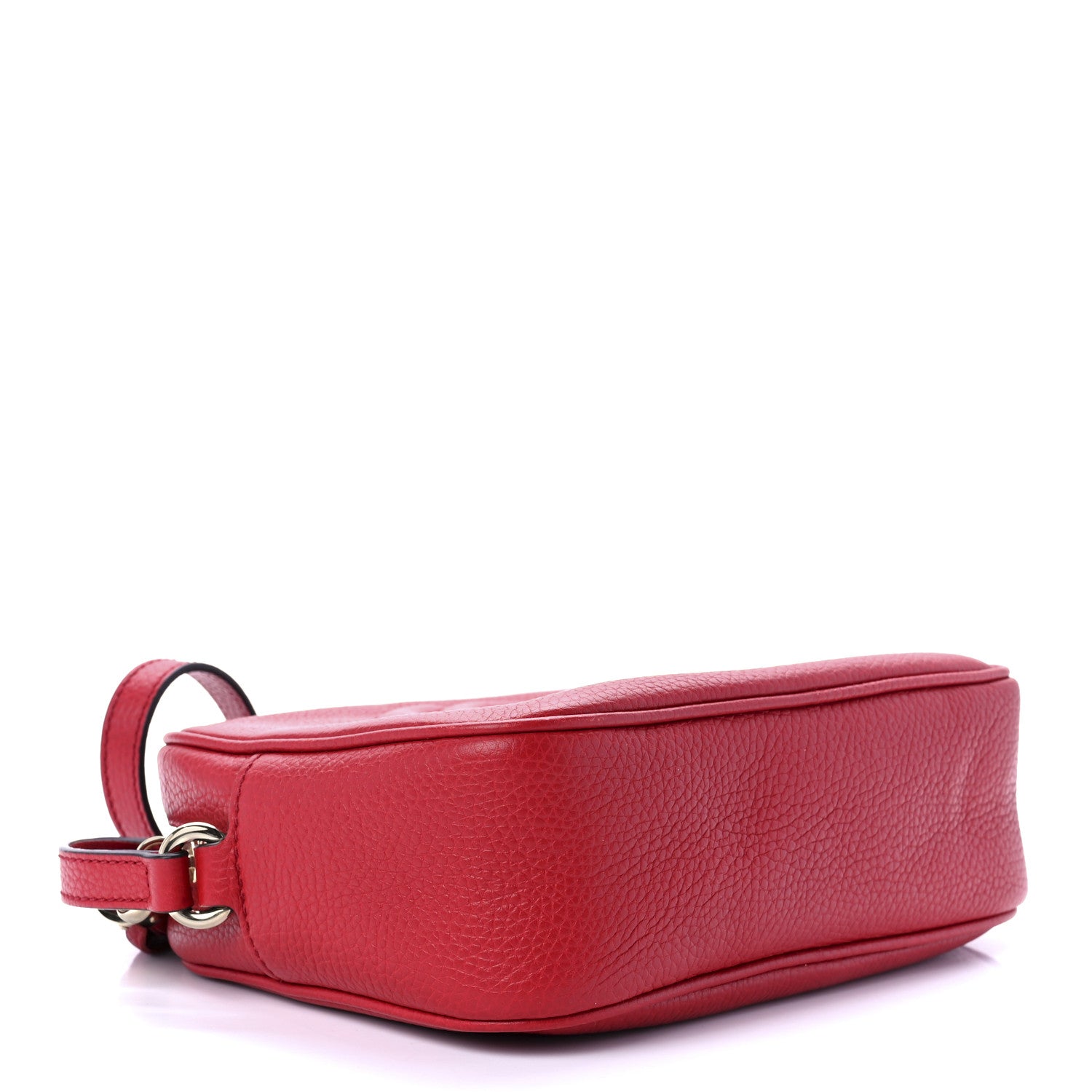 Gucci Pebbled Calfskin Small Soho Disco Bag Tabasco Red 4 of 10