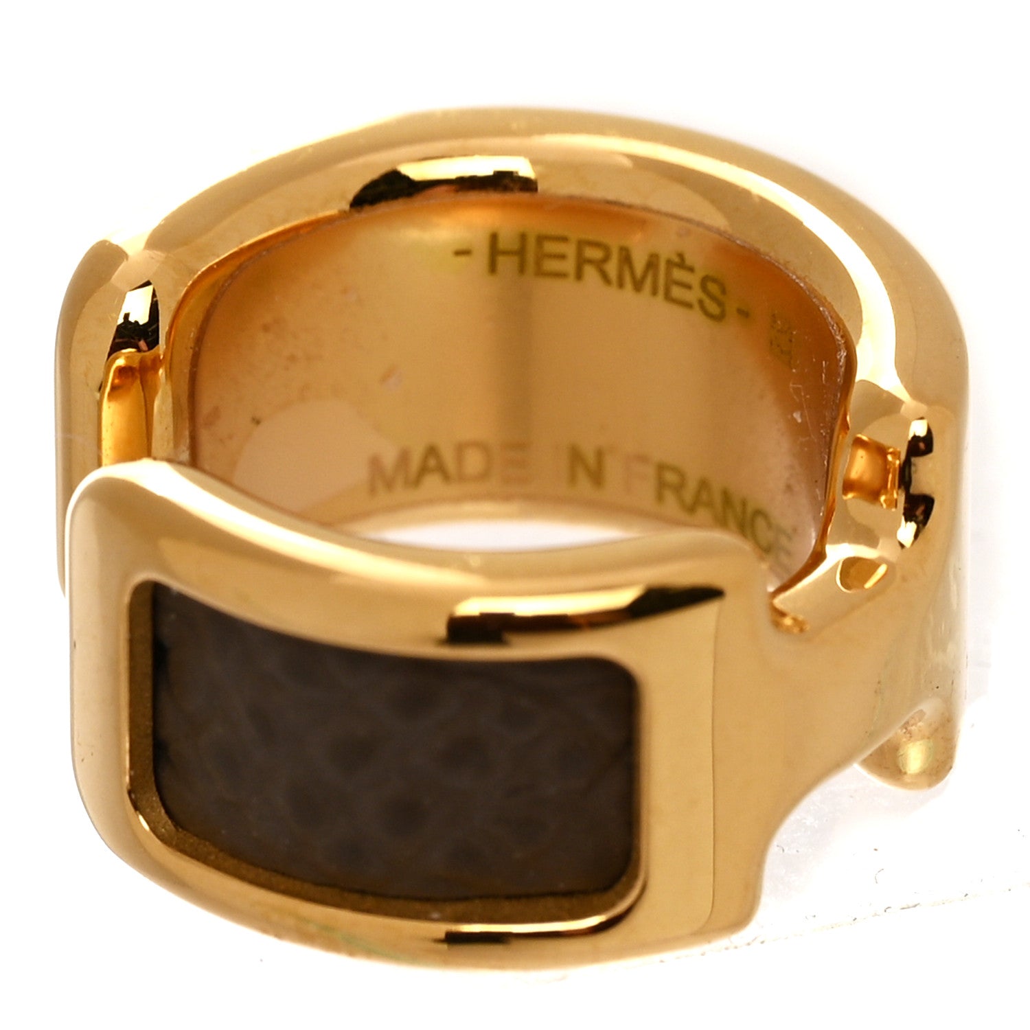 Hermes Epsom Olympe Ear Cuff Etoupe 4 of 5