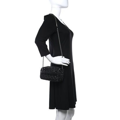 Valentino Garavani Craquele Nappa Rockstud Spike Crossbody Black 3 of 8