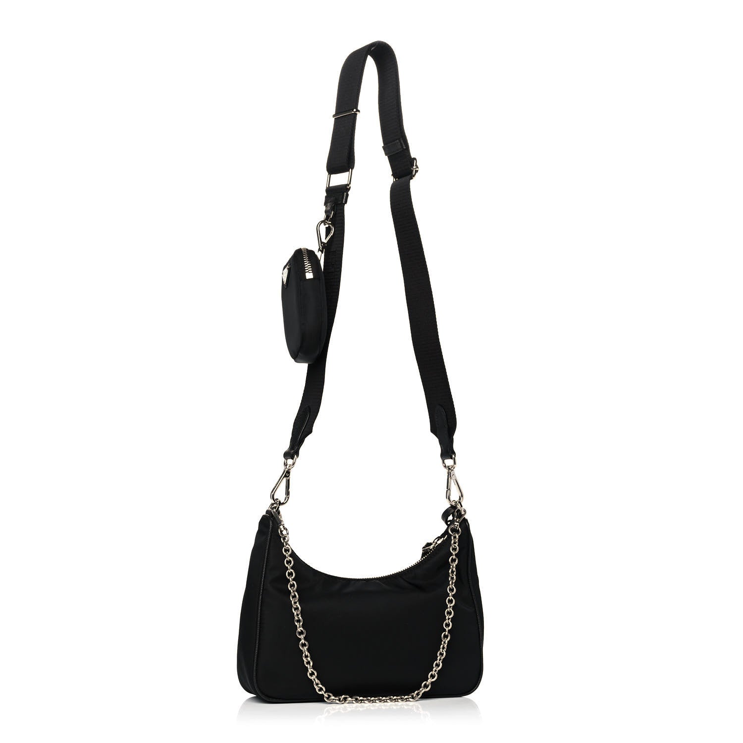 Prada Nylon Re-Edition 2005 Shoulder Bag Black 3 of 13