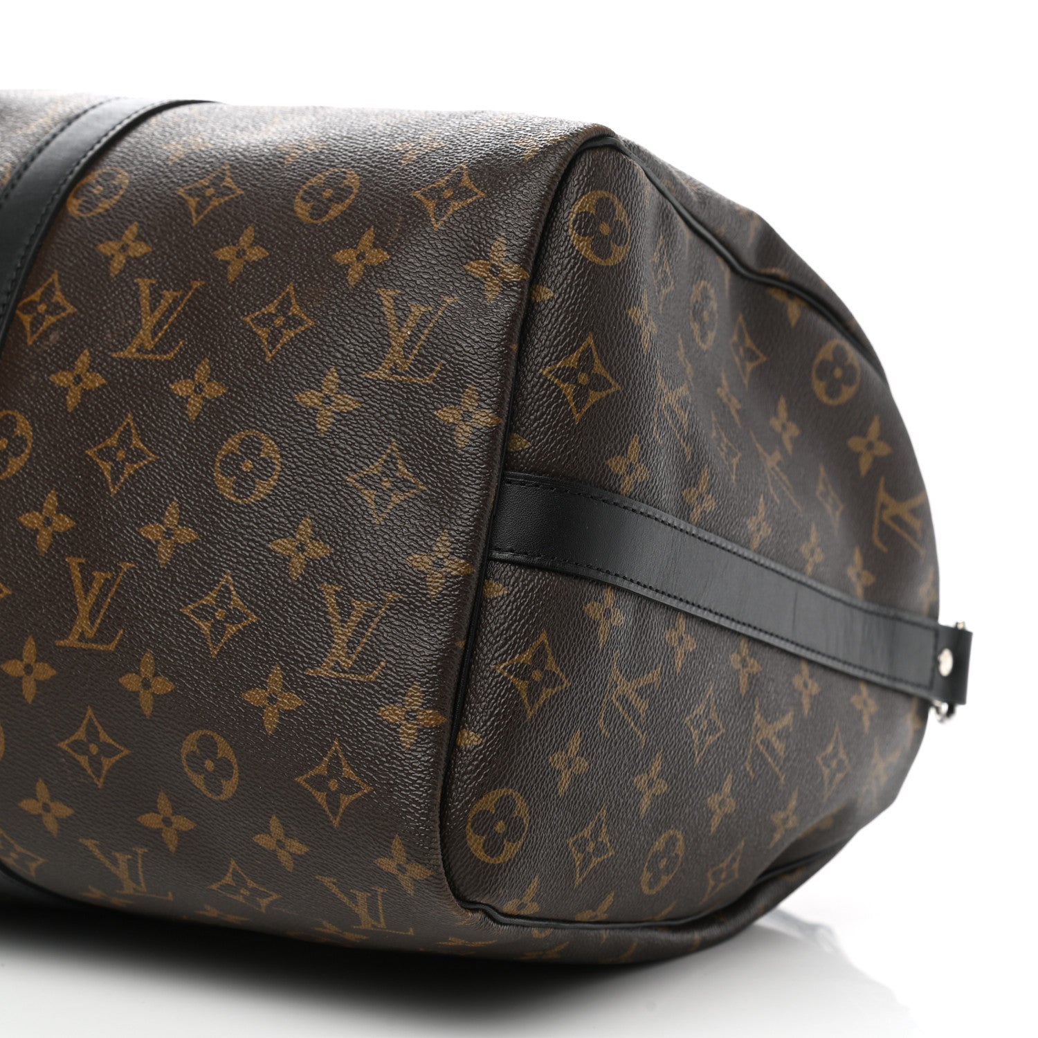 Louis Vuitton Monogram Macassar Keepall Bandouliere 45 11 of 12