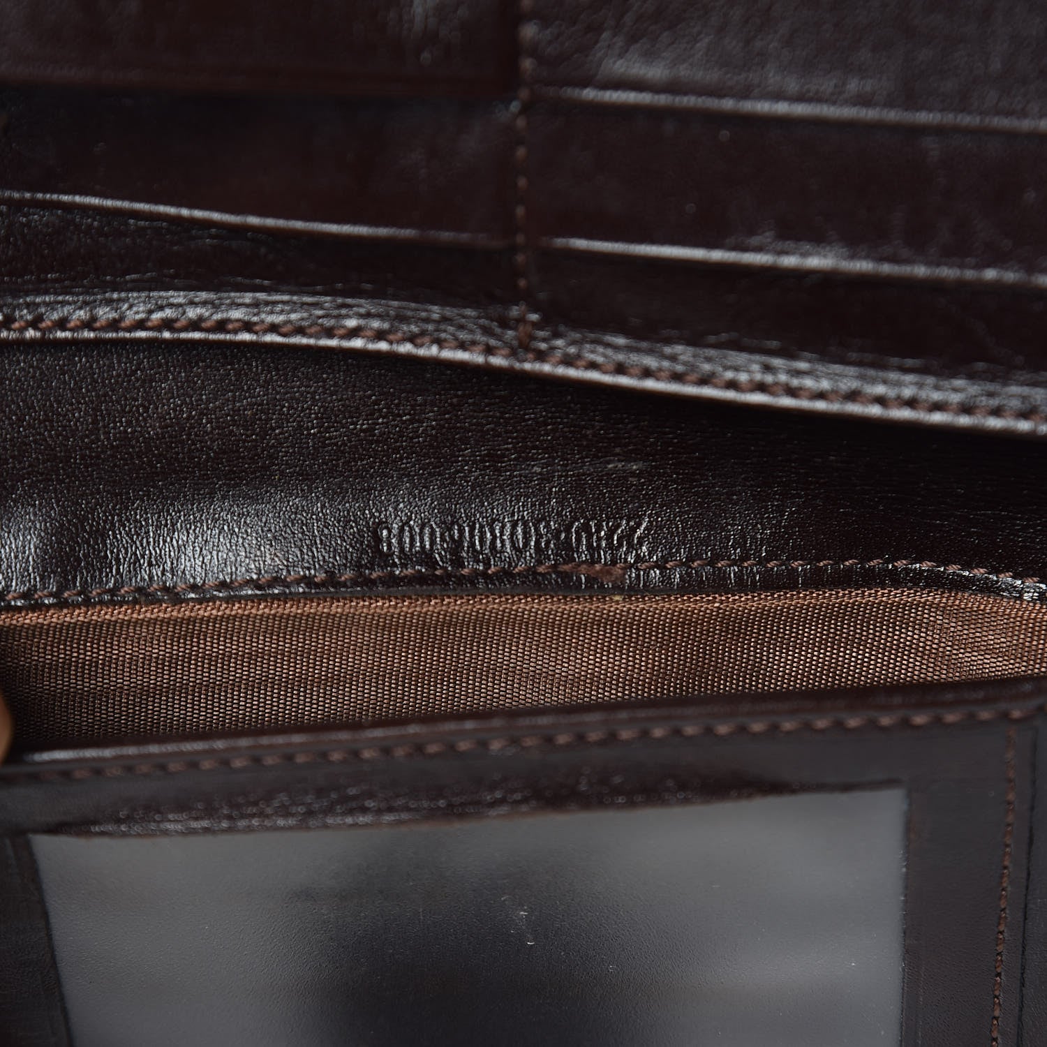 Fendi Zucca Continental Wallet Tobacco 7 of 10