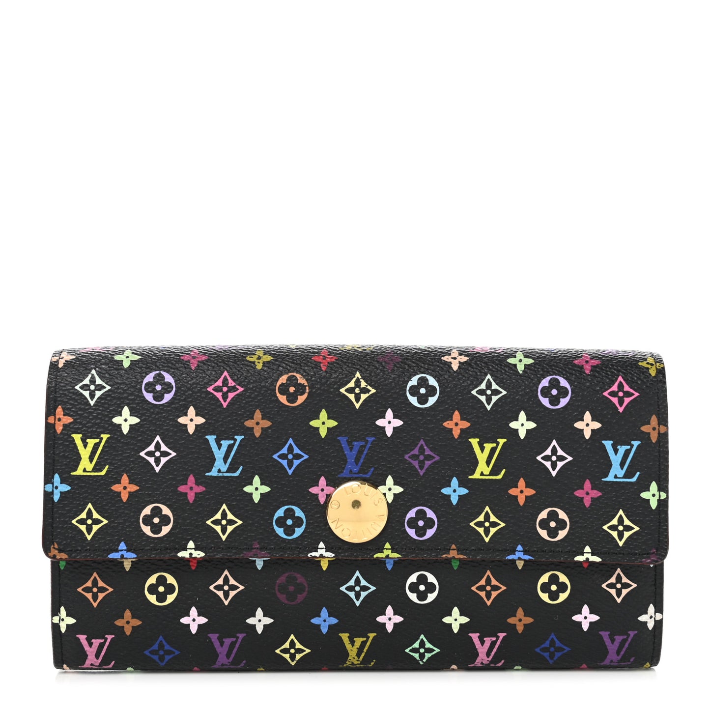 Monogram Multicolor Sarah Wallet Black Grenade