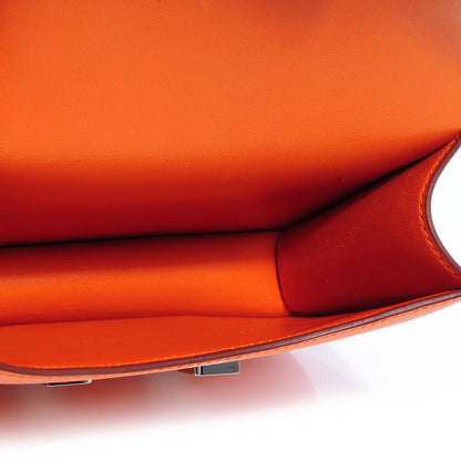 Hermes Epsom 14cm Micro Constance Orange 8 of 9