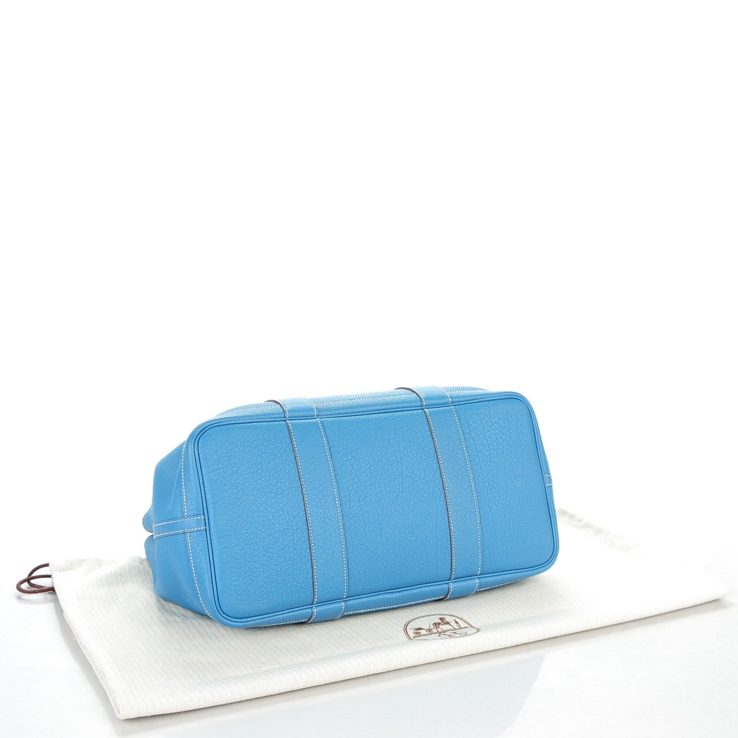 Hermes Buffle Sindhu Garden Party MM 36 Azur 7 of 12