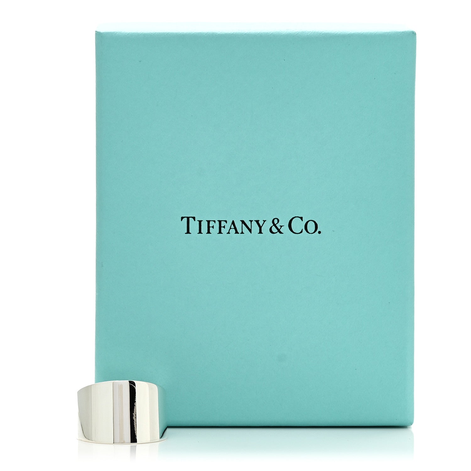 Tiffany Sterling Silver Out of Retirement Wide Ring 50 5.5 5 of 5