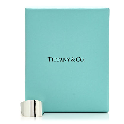 Tiffany Sterling Silver Out of Retirement Wide Ring 50 5.5 5 of 5