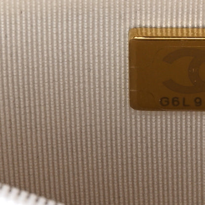 Chanel Caviar Quilted Wallet on Chain WOC White 8 of 11