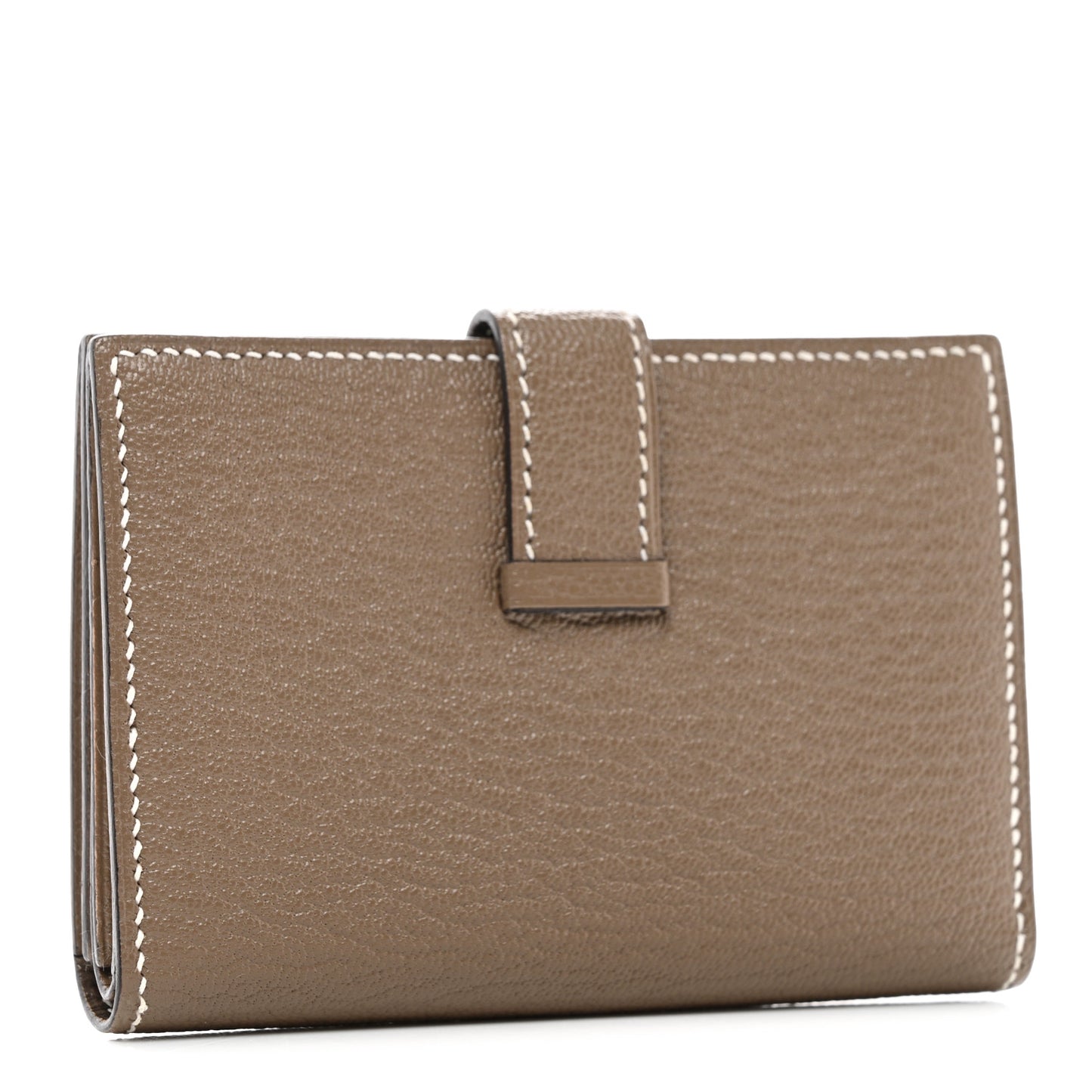 Chevre Mysore Mini Bearn Wallet Etoupe