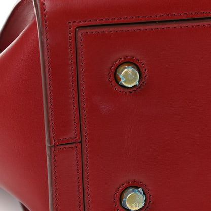 Celine Smooth Calfskin Small Tie Knot Tote Red 13 of 13