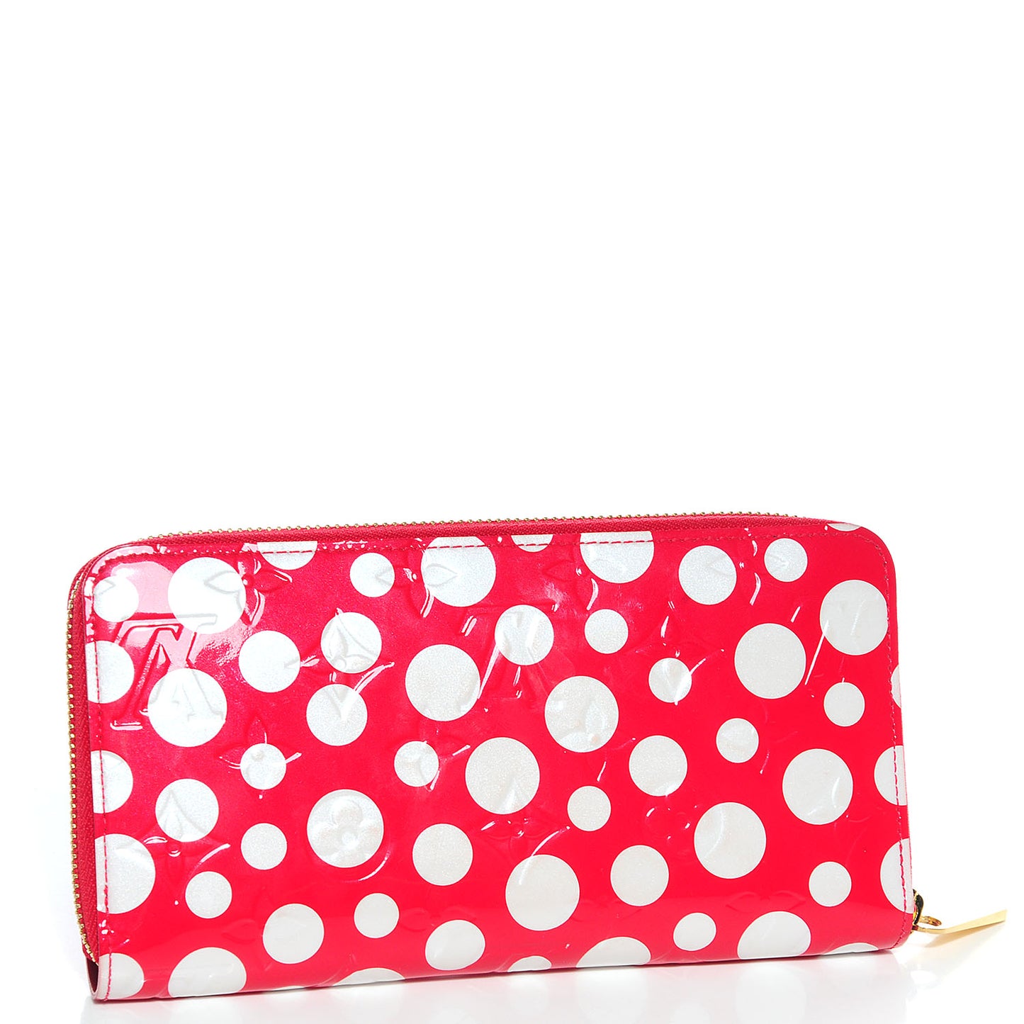 Vernis Kusama Infinity Dots Zippy Wallet Red