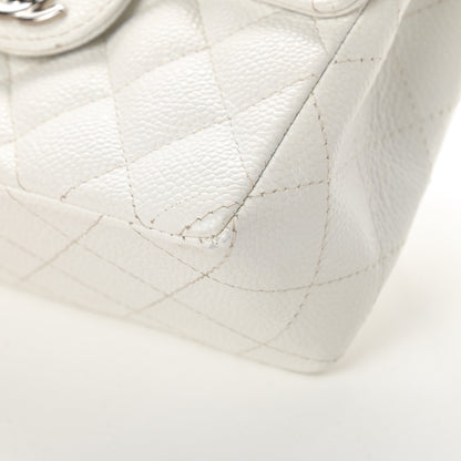 Chanel Caviar Quilted Mini Square Flap White 10 of 18