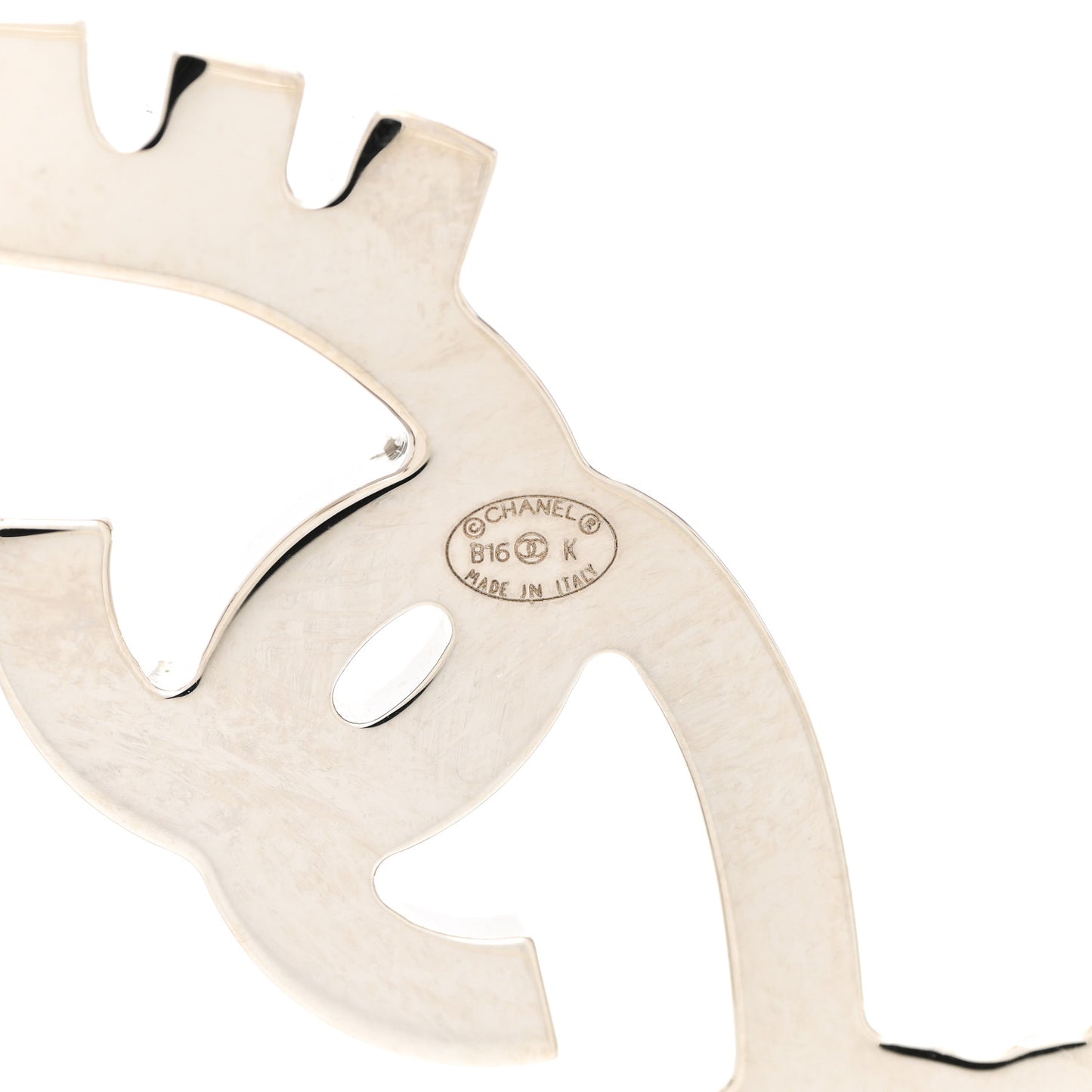 Strass Crystal Emoji Choupette Cat Brooch Silver