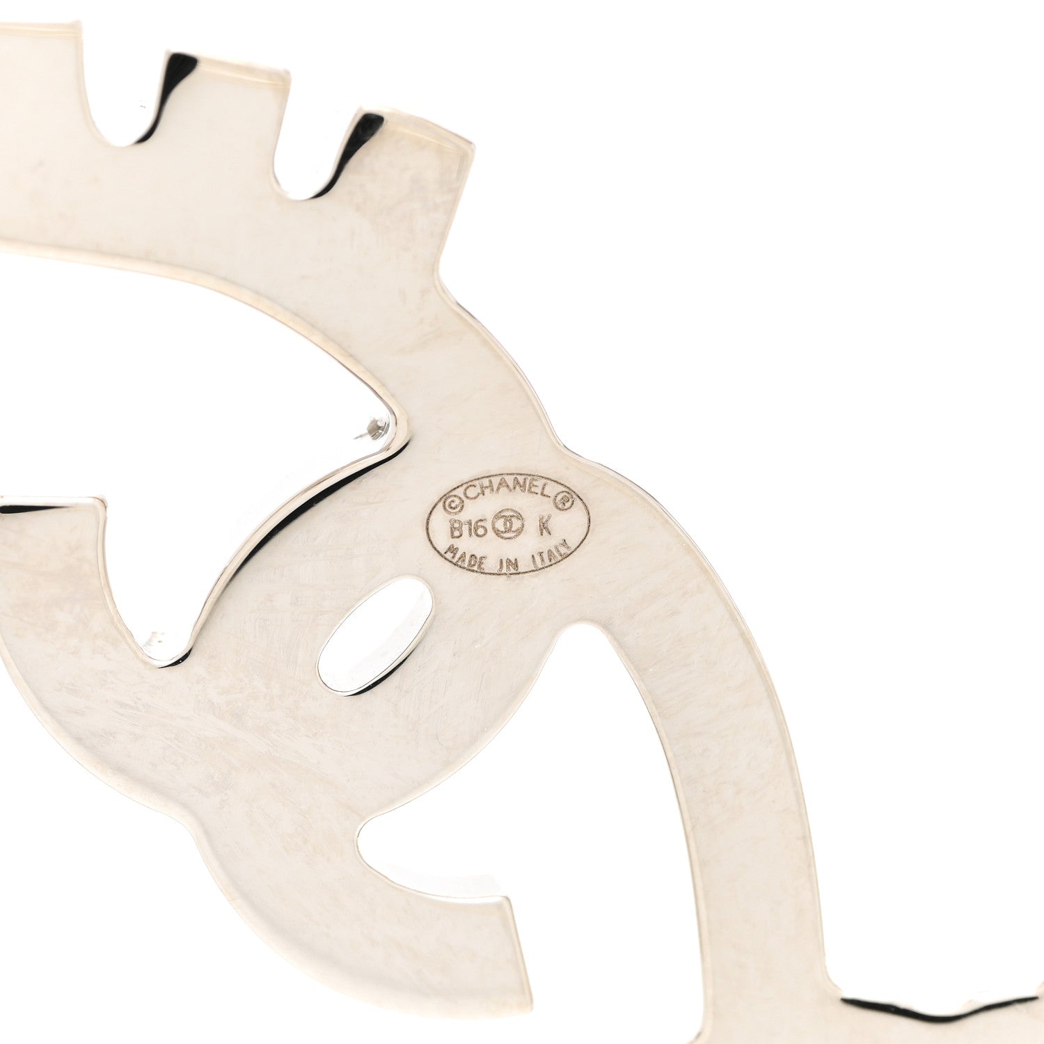 Chanel Strass Crystal Emoji Choupette Cat Brooch Silver 3 of 5