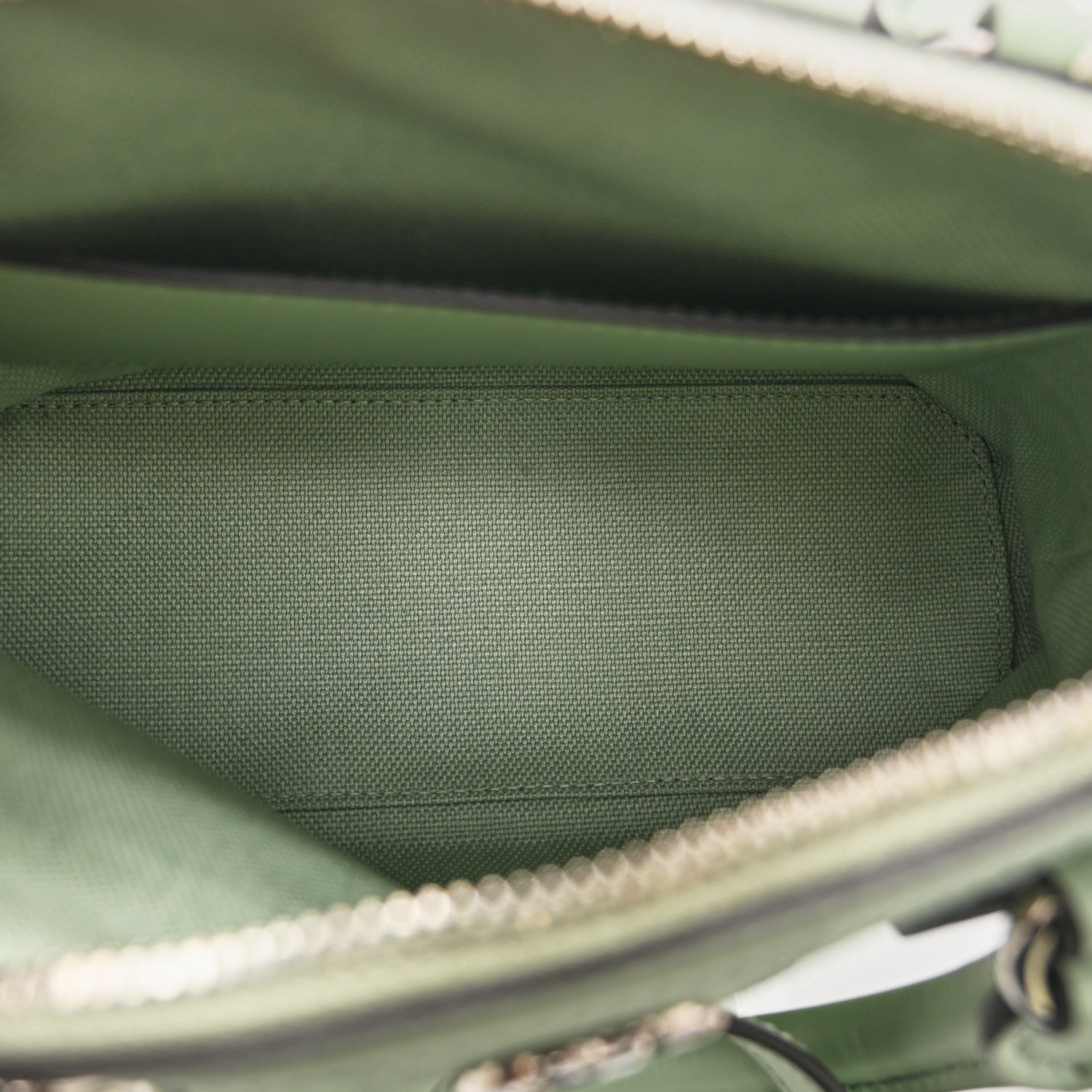 Gucci Summer Denim Calfskin GG Monogram Web Mini Top Handle Ophidia Dome Shoulder Bag Pale Green 9 of 22
