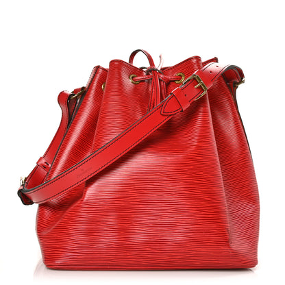 Louis Vuitton Epi Petit Noe Castillan Red 1 of 8