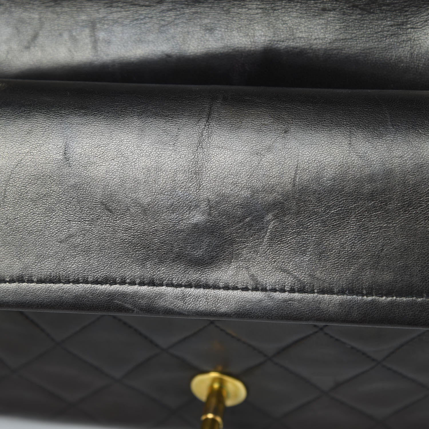 Chanel Lambskin Quilted Small Double Flap Black 16 of 21
