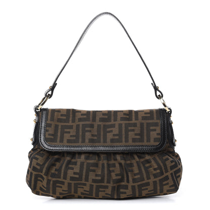 Fendi Zucca Small Chef Shoulder Bag Tobacco 1 of 10
