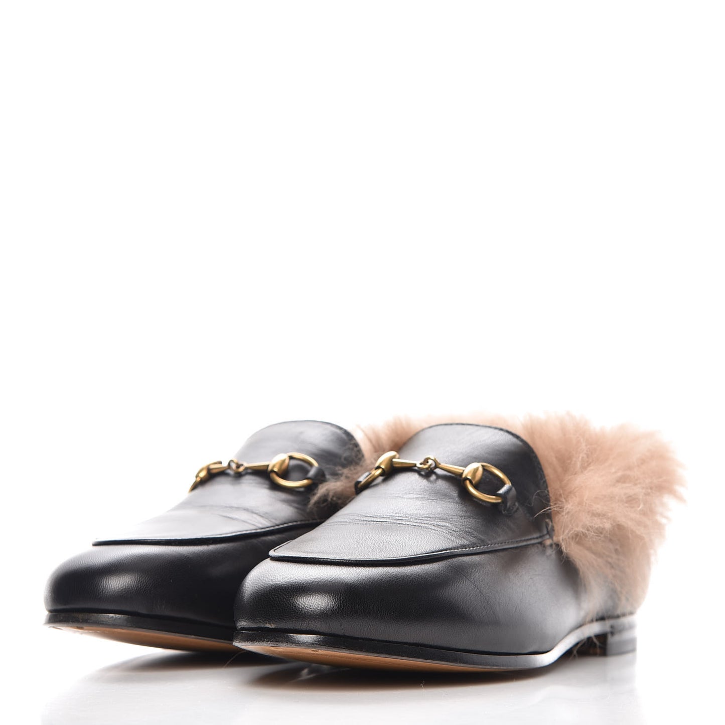 Malaga Kid Fur Womens Jordaan Loafers 37 Black Natural