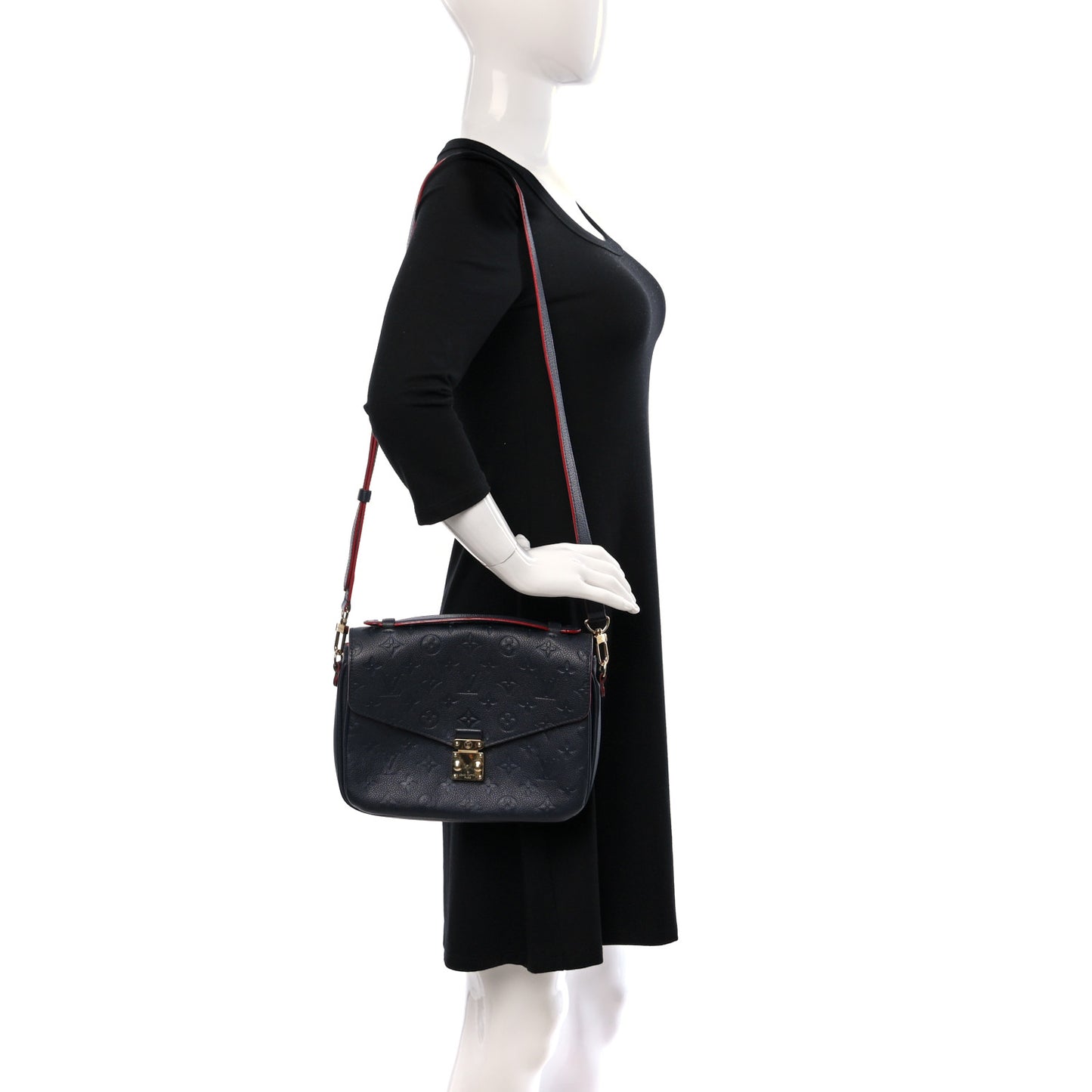Empreinte Pochette Metis Marine Rouge