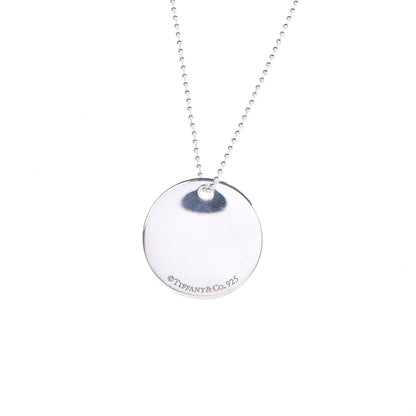 Tiffany Sterling Silver Notes Alphabet T Charm Necklace 5 of 7