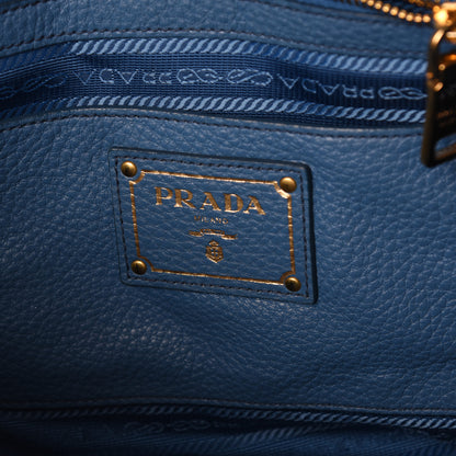 Prada Vitello Daino Tote Cobalto 7 of 11