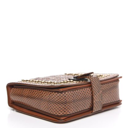Bottega Veneta Ayers Intrecciato Studded Small Runway Shoulder Bag Brown 4 of 9