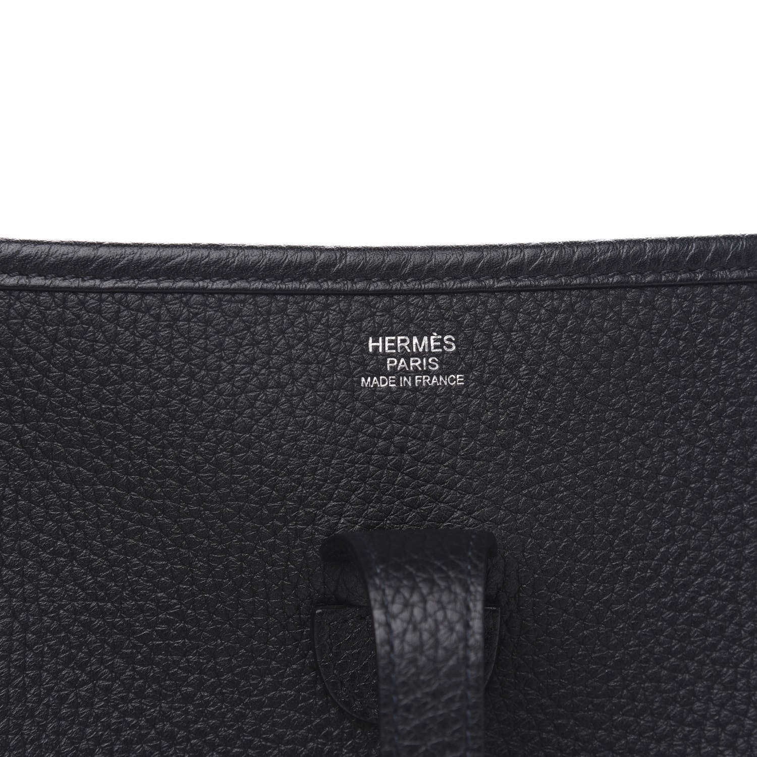 Hermes Taurillon Clemence Evelyne III PM Black 6 of 10