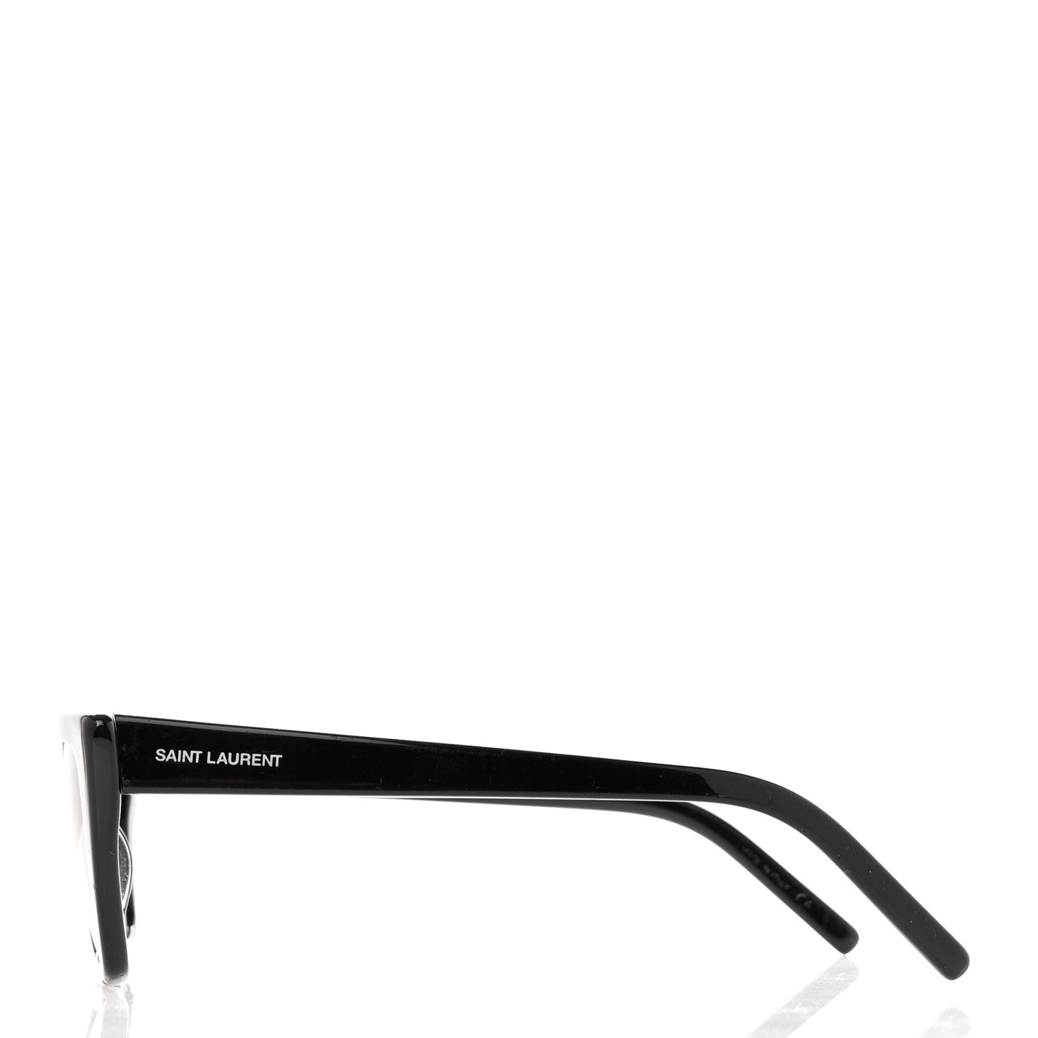 Saint Laurent Acetate Mica Cat Eye Sunglasses SL 276 Black 3 of 9