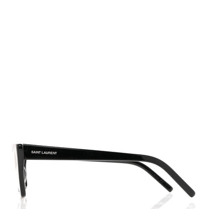 Saint Laurent Acetate Mica Cat Eye Sunglasses SL 276 Black 3 of 9