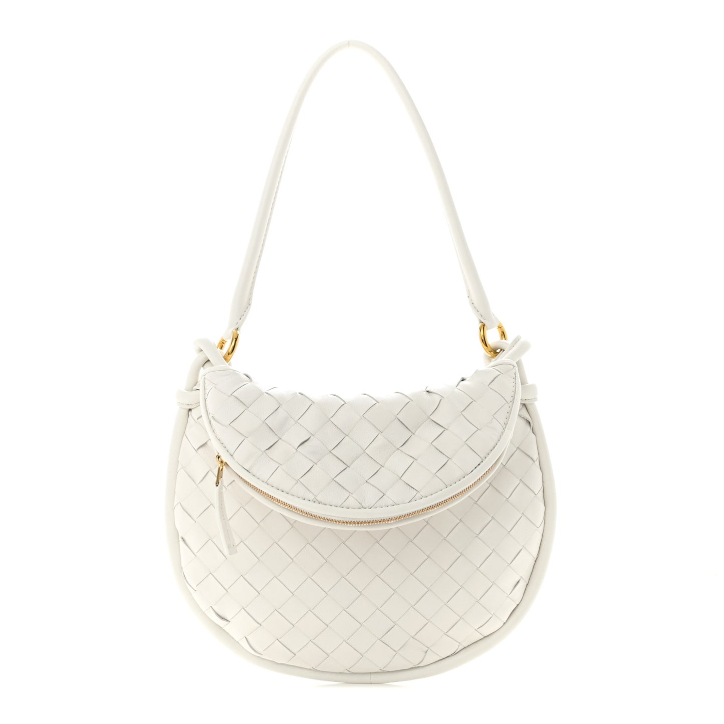 Nappa Intrecciato Small Gemelli White