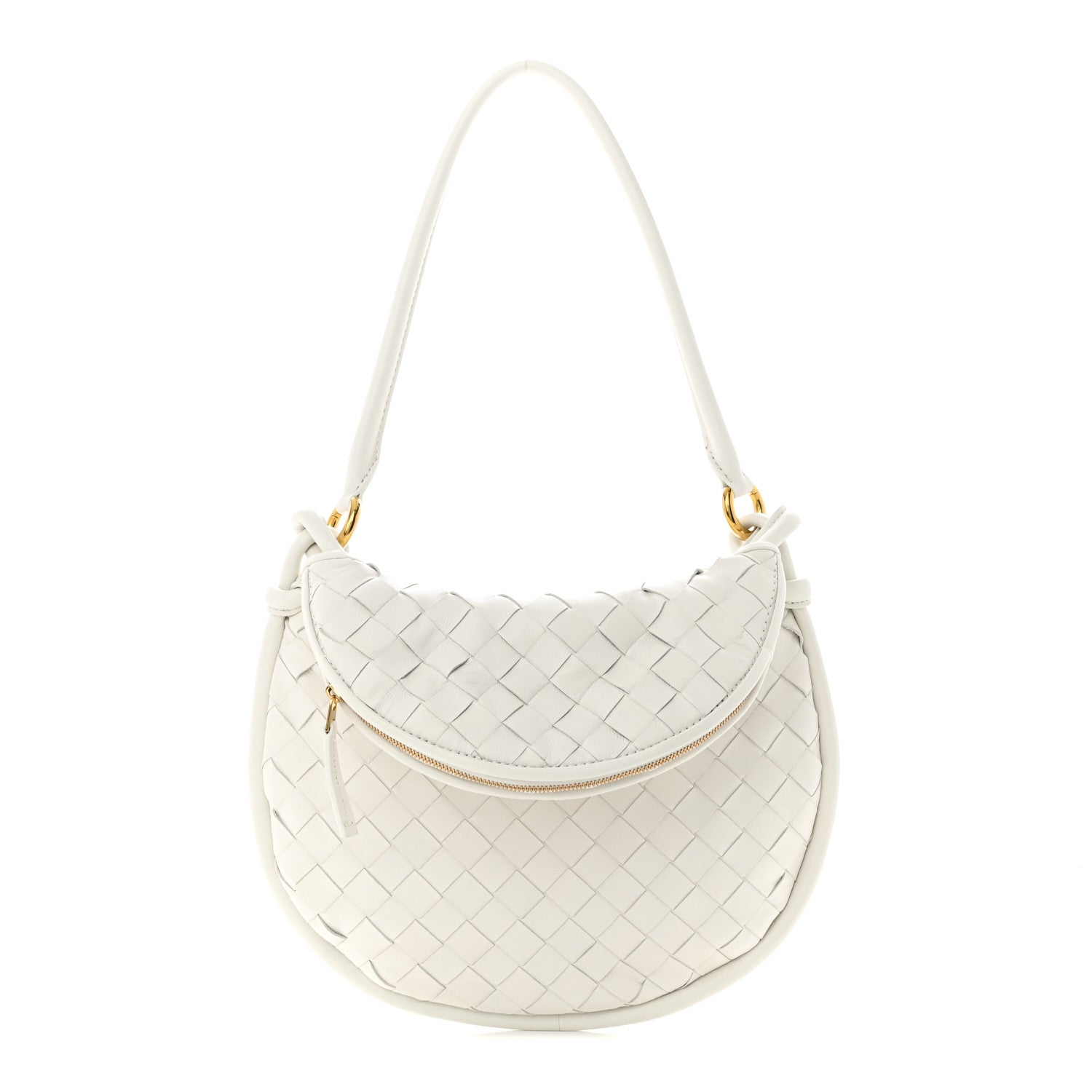 Bottega Veneta Nappa Intrecciato Small Gemelli White 1 of 14
