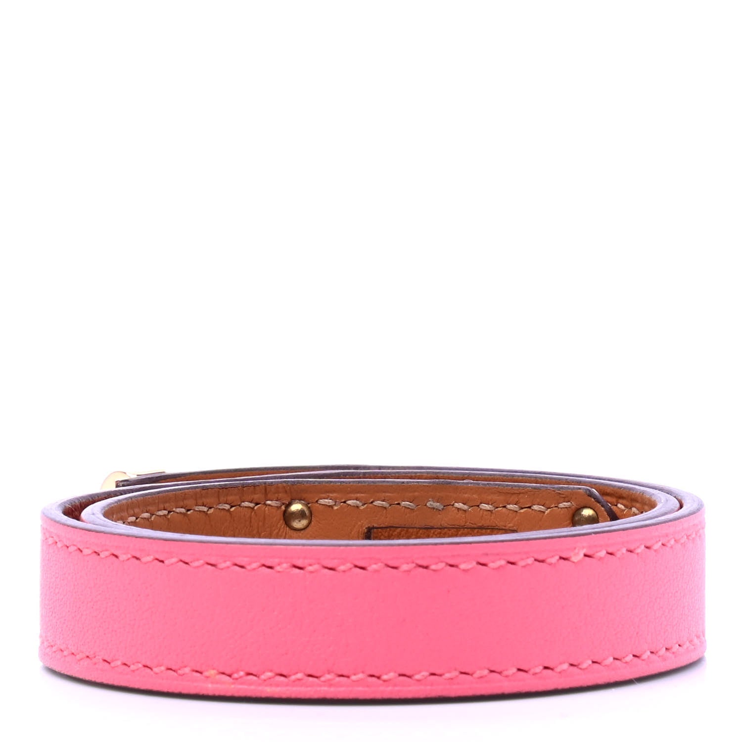 Hermes Swift Kelly Double Tour Bracelet Rose Azalee 2 of 6
