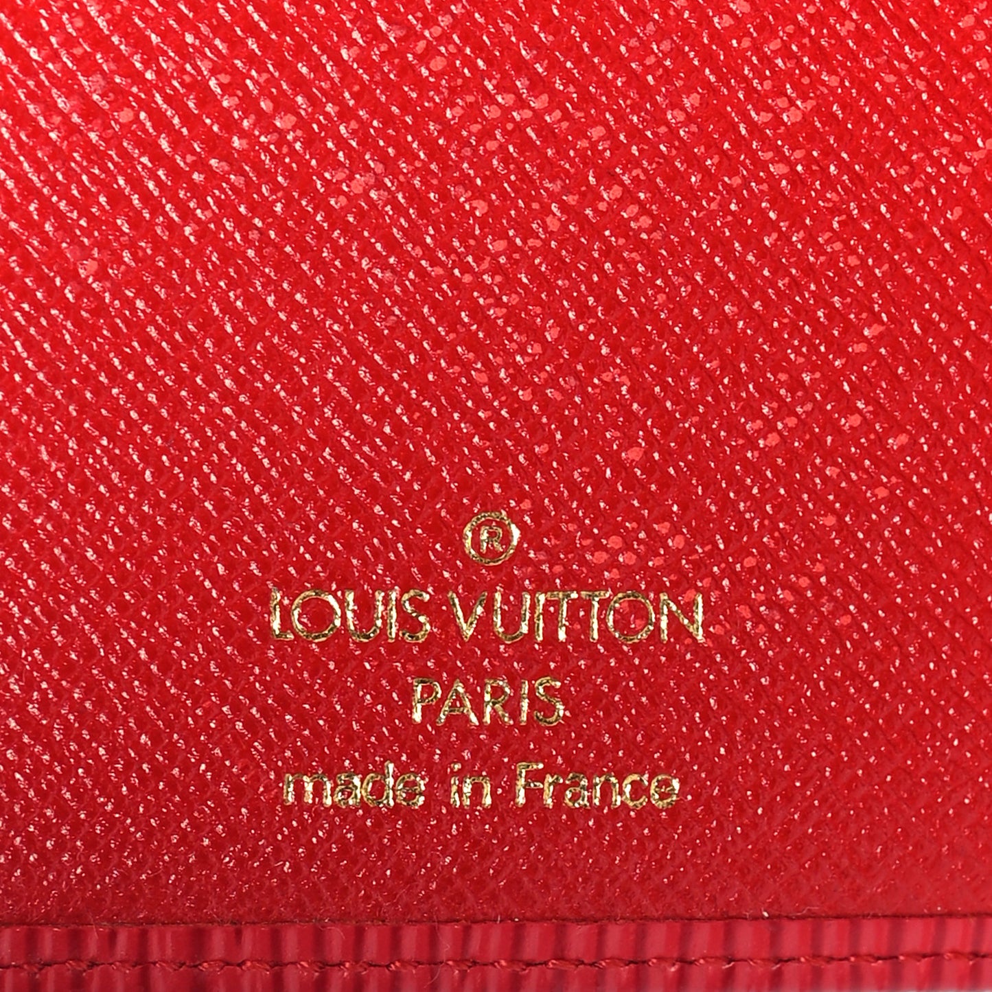 Epi French Purse Wallet Castillan Red
